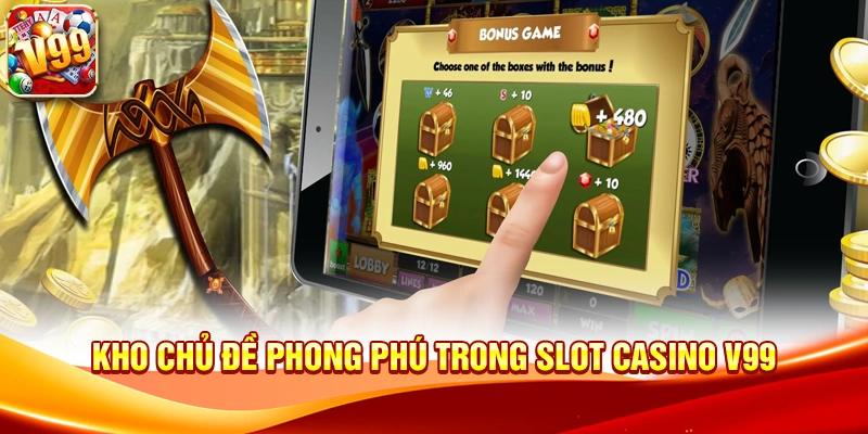 Kho chủ đề phong phú trong Slot Casino V99